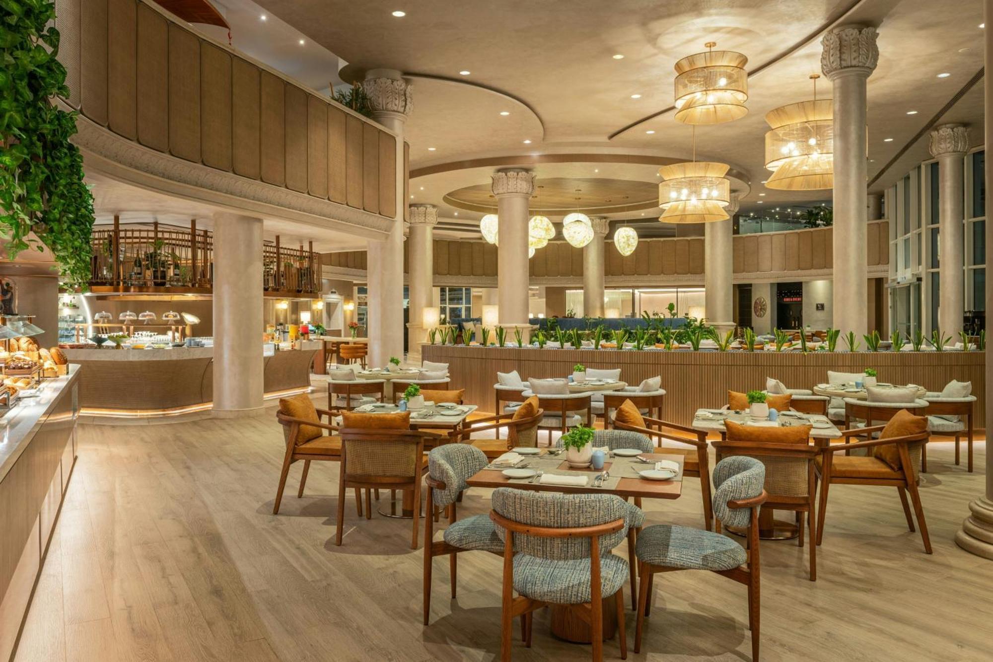 Sheraton Jumeirah Beach Resort Dubai Exterior foto The restaurant
